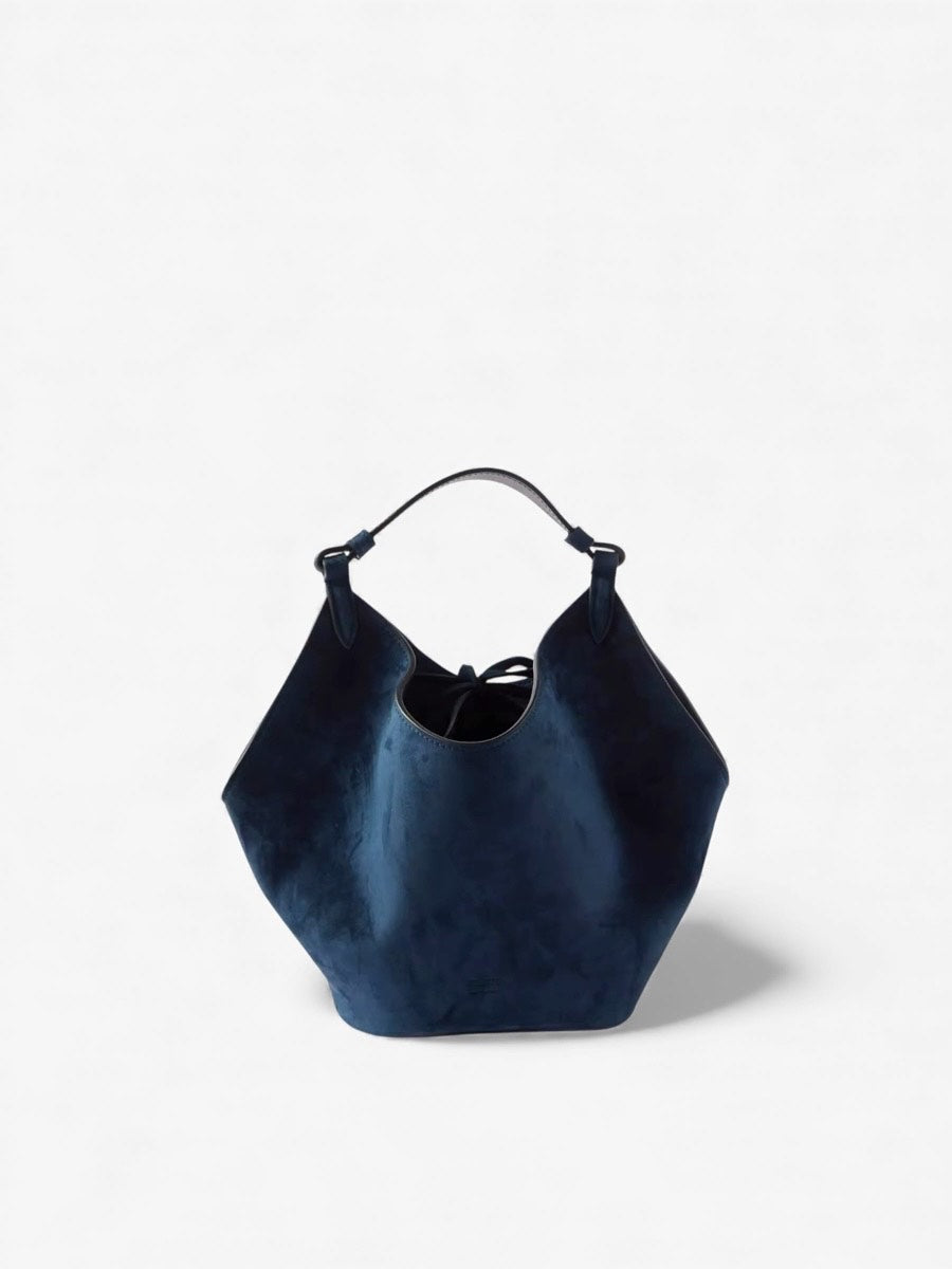 Diniar's Navy Blue Small Coquette Handbag