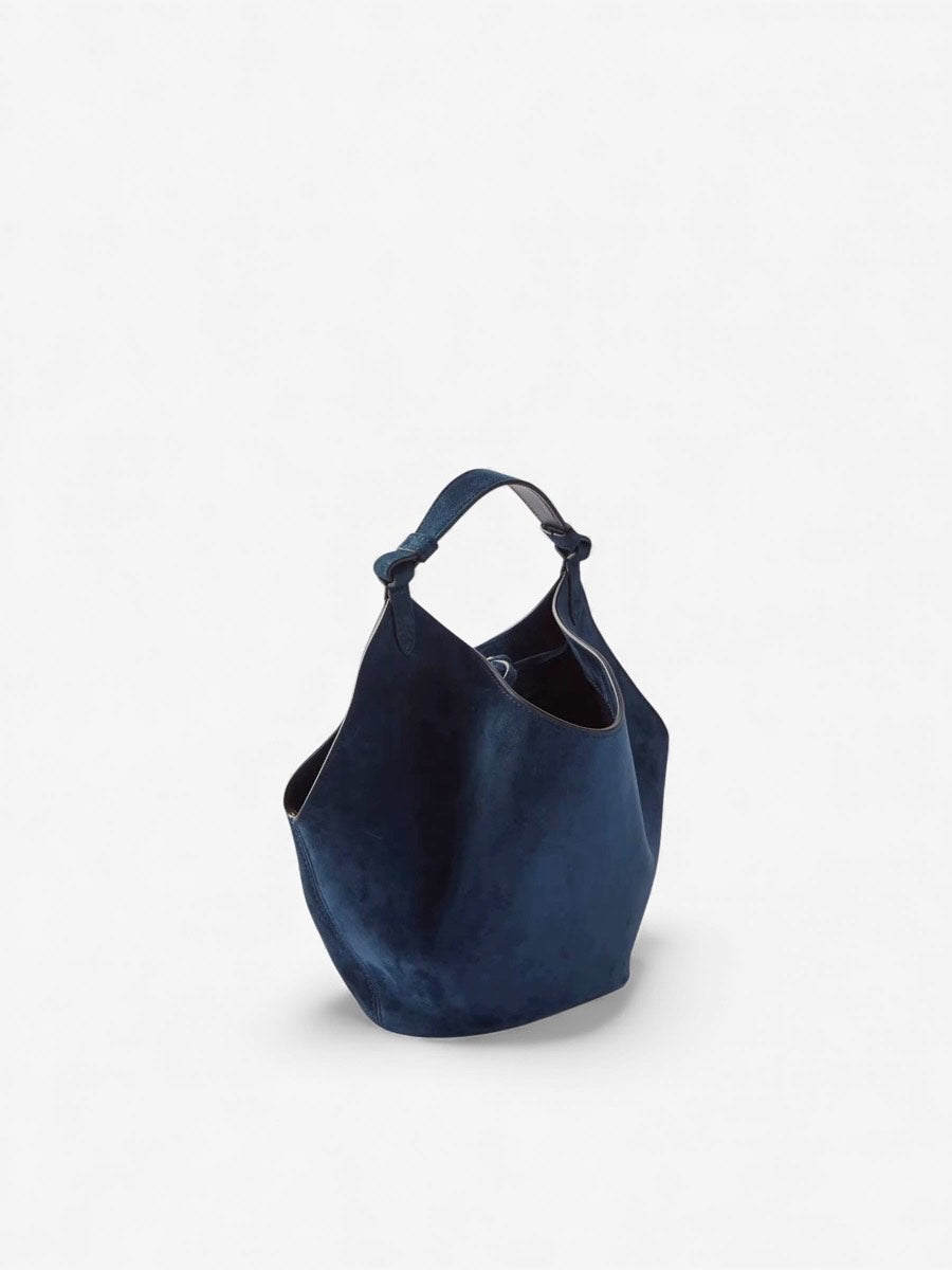 Diniar's Navy Blue Small Coquette Handbag